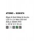 Veioza ATOMO Nova Luce Modern, Led, 9280674, Grecia