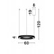 Suspensie FIORE Nova Luce Modern, Led, 9285610, Grecia