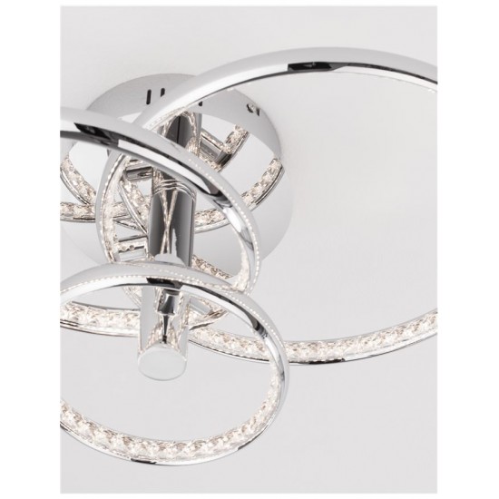 Lustra Plafon NETUNO Nova Luce Modern, Led, 9349061, Grecia