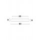 Plafoniera Tehnica RANDO THIN Nova Luce Modern, Led, 9353856, Grecia