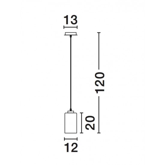 Pendul BLAKE Nova Luce Modern, E27, 9361561, Grecia