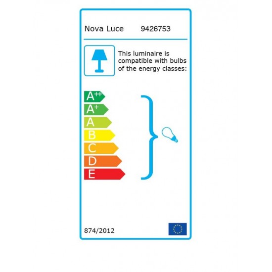 Suspensie SPADA Nova Luce Modern, E27, 9426753, Grecia