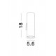 Aplica Tehnica NOSA Nova Luce Modern, GU10, 9450881, Grecia