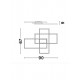 Lustra Plafon BILBAO Nova Luce Modern, Led, 9508431, Grecia