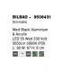 Lustra Plafon BILBAO Nova Luce Modern, Led, 9508431, Grecia