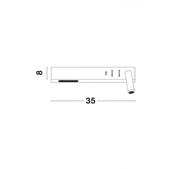 Aplica Tehnica VIDA Nova Luce Modern, Led, 9533521, Grecia