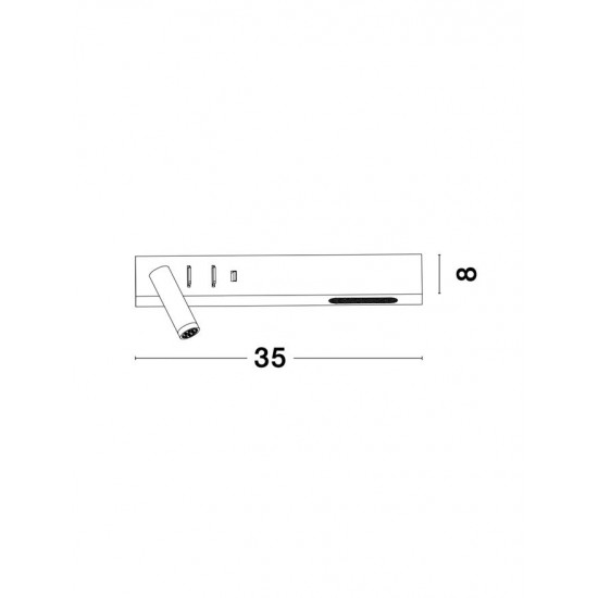 Aplica Tehnica VIDA Nova Luce Modern, Led, 9533522, Grecia