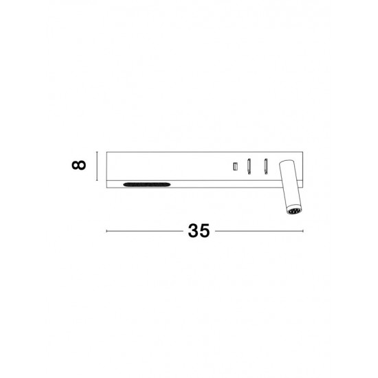 Aplica Tehnica VIDA Nova Luce Modern, Led, 9533523, Grecia