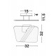Aplica JERTUNA Nova Luce Modern, Led, 9545221, Grecia