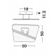 Plafoniera JERTUNA Nova Luce Modern, Led, 9545233, Grecia