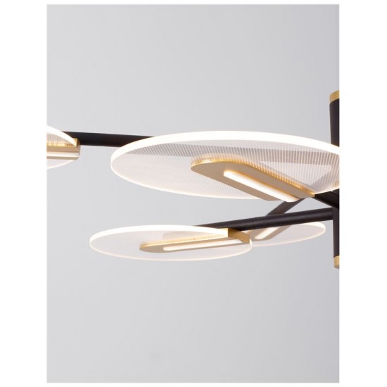 Lustra Plafon GENTI Nova Luce Modern, Led, 9545408, Grecia