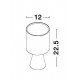 Veioza ORION Nova Luce Modern, E14, 9577162, Grecia
