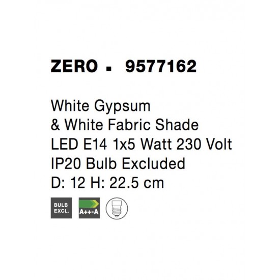Veioza ORION Nova Luce Modern, E14, 9577162, Grecia