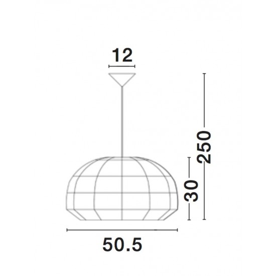 Pendul MELODY Nova Luce Modern, E27, 9586431, Grecia