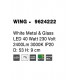 Plafoniera WING Nova Luce Modern, Led, 9624222, Grecia