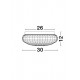 Plafoniera CLAM Nova Luce Modern, E27, 9738254, Grecia