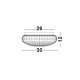 Plafoniera CLAM Nova Luce Modern, E27, 9738255, Grecia