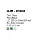 Plafoniera CLAM Nova Luce Modern, E27, 9738255, Grecia