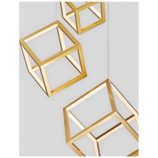 Suspensie GABBIA Nova Luce Modern, Led, 9818232, Grecia