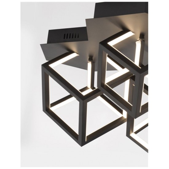 Lustra Plafon GABBIA Nova Luce Modern, Led, 9818241, Grecia