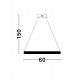 Suspensie COURTEZ Nova Luce Modern, Led, 9818481, Grecia