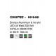 Suspensie COURTEZ Nova Luce Modern, Led, 9818481, Grecia