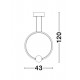 Suspensie CELIA Nova Luce Modern, Led, 9820605, Grecia