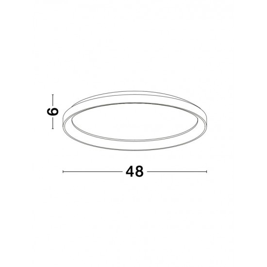Plafoniera Tehnica PERTINO Nova Luce Modern, Led, 9853673, Grecia