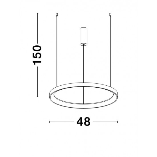Suspensie PERTINO Nova Luce Modern, Led, 9853681, Grecia