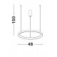 Suspensie PERTINO Nova Luce Modern, Led, 9853681, Grecia
