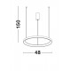 Suspensie PERTINO Nova Luce Modern, Led, 9853682, Grecia