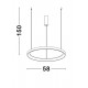 Suspensie PERTINO Nova Luce Modern, Led, 9853684, Grecia