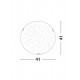 Plafoniera ASTERION Nova Luce Modern, Led, 9910020, Grecia