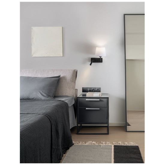 Aplica de Citit SAVONA Nova Luce Modern, Led/E27, 9919151, Grecia