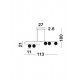 Suspensie MIRANO Nova Luce Modern, G9, 9960273, Grecia