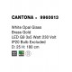 Suspensie CANTONA Nova Luce Modern, G9, 9960613, Grecia