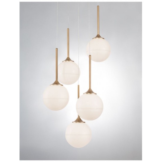 Suspensie CANTONA Nova Luce Modern, G9, 9960614, Grecia