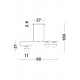 Suspensie CANTONA Nova Luce Modern, G9, 9960615, Grecia