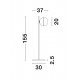 Lampadar CANTONA Nova Luce Modern, E27, 9960619, Grecia
