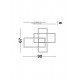 Lustra Plafon BILBAO Nova Luce Modern, Led, 9977001, Grecia