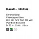 Pendul MAYAN Nova Luce Modern, E27, 9988104, Grecia