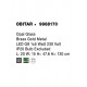 Pendul OBITAR Nova Luce Modern, G9, 9988170, Grecia