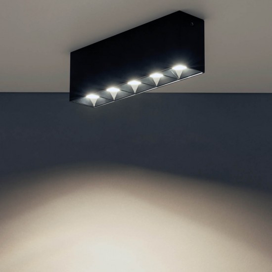 Spot Incastrat Midi Led 10058 Nowodvorski LED, Negru, Polonia