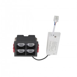Spot Incastrat Midi Led Recessed 10064 Nowodvorski LED, Negru, Polonia