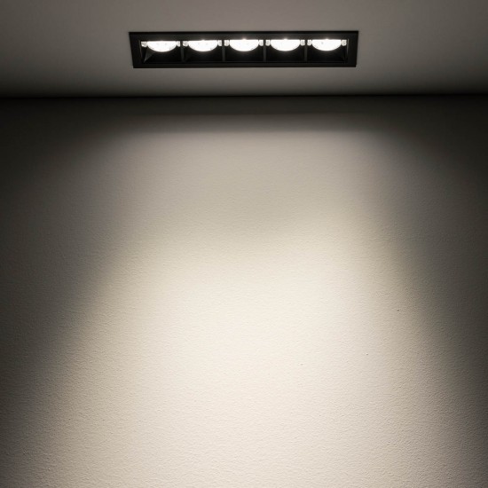 Spot Incastrat Midi Led Recessed 10065 Nowodvorski LED, Negru, Polonia