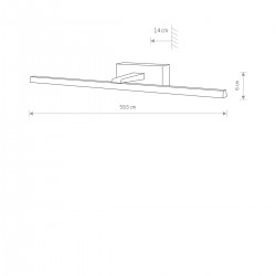 Aplica Backlight Van Gogh Led M 10291 Nowodvorski LED, Alb, Polonia