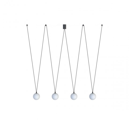 Suspensie Sling 10354 Nowodvorski G9, Negru, Polonia