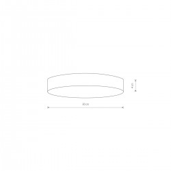 Plafoniera Lid Round Led 50W 10405 Nowodvorski LED, Alb, Polonia