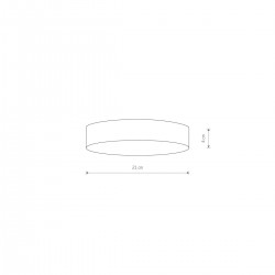 Plafoniera Lid Round Led 35W 10413 Nowodvorski LED, Alb, Polonia