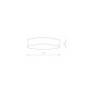 Plafoniera Lid Round Led 35W 10417 Nowodvorski LED, Negru, Polonia